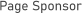 Page Sponsor
